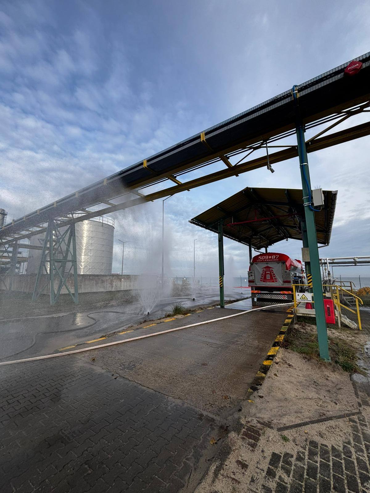 źródło: Facebook/Komenda Powiatowa Państwowej Straży Pożarnej w Pucku 